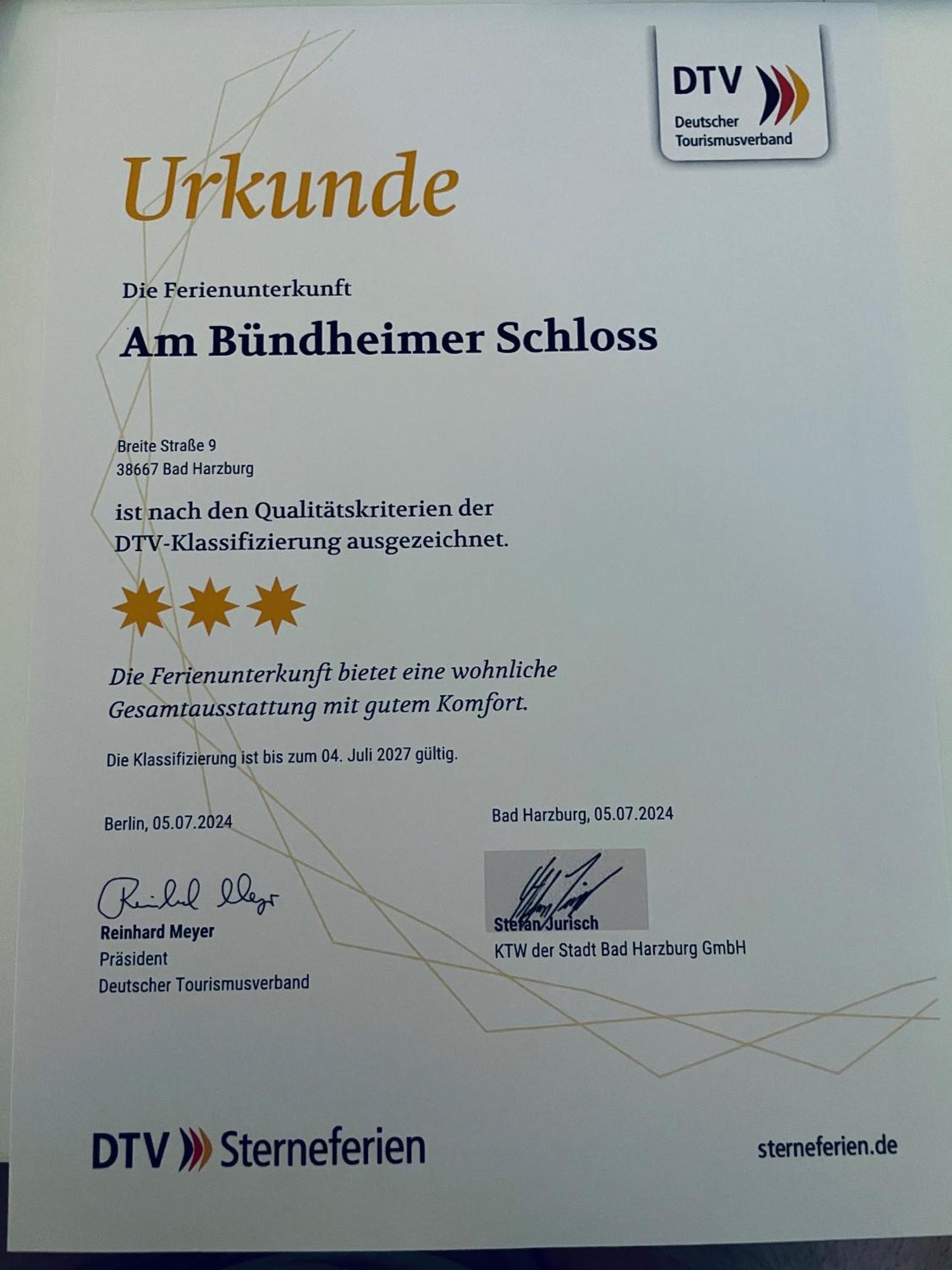 Ferienwohnung Am Buendheimer Schloss 바트하르추부르크 외부 사진